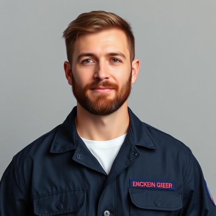 Portrait of Ethan Mills, Oven and Cooker Engineer at BritServe